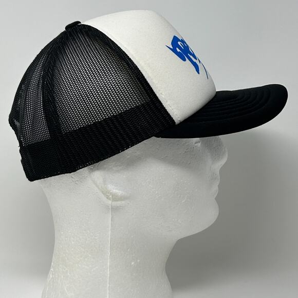Feature Trucker Hat Cap Black Streetwear Sneaker Culture Mesh Snapback 5 Panel - Picture 7 of 9